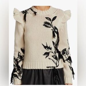 Zimmermann Ladybeetle Frill Sweater size 3